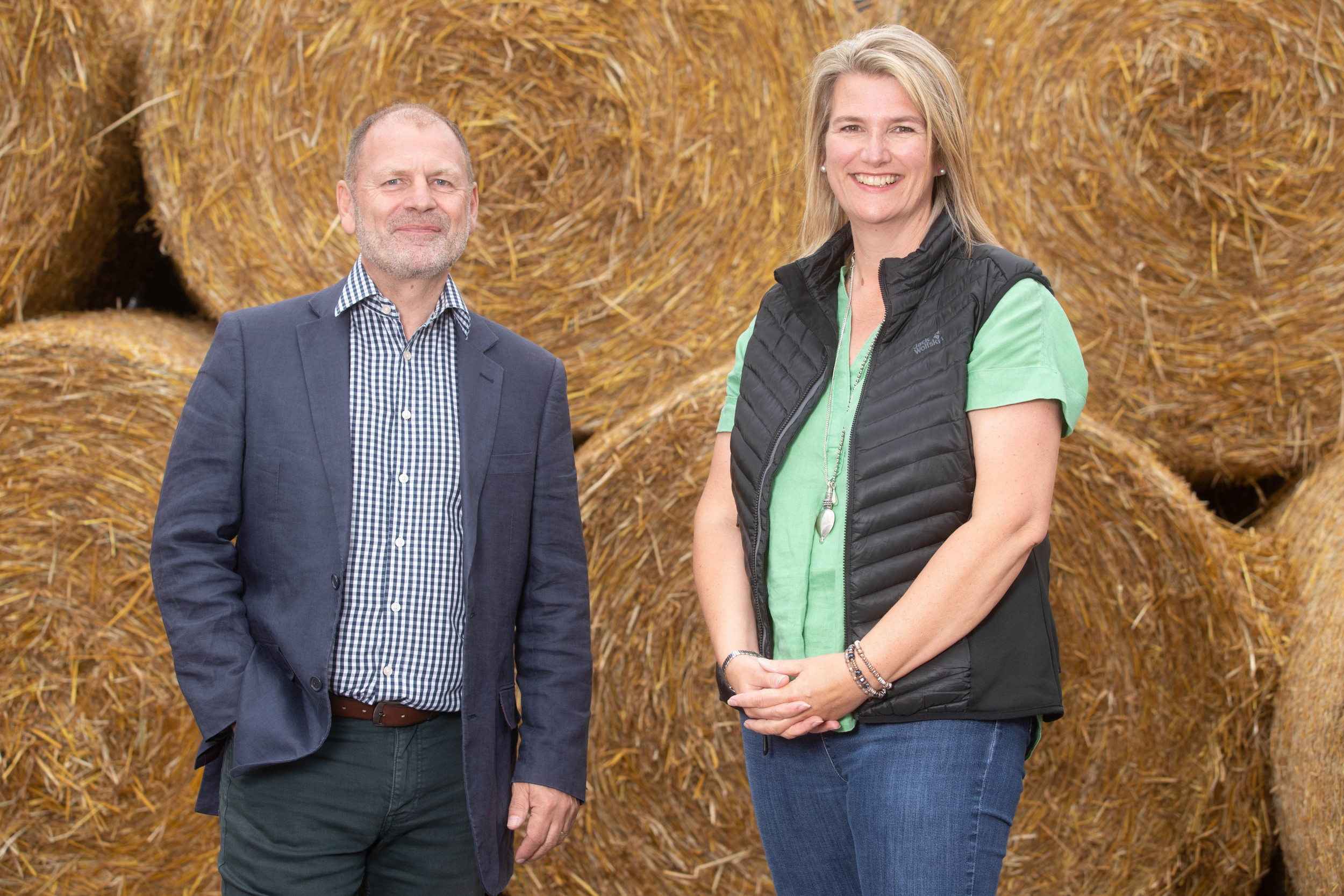 CEO Simon Eccleston and Show Manager, Elizabeth Halsall
