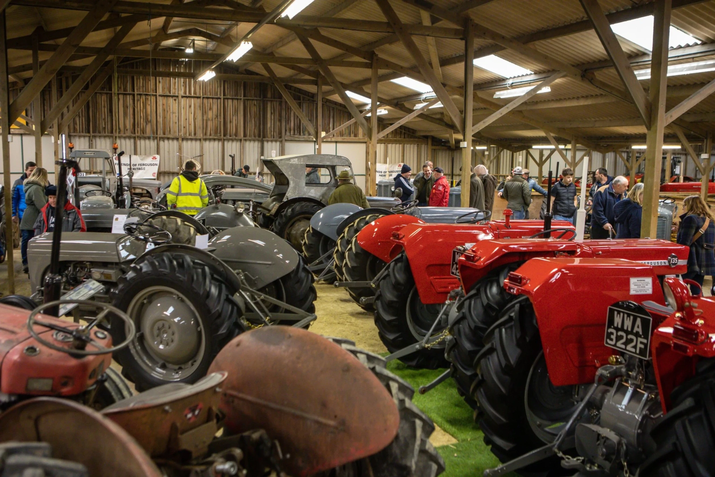 Vintage tractor show